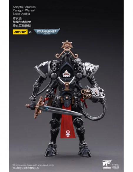 Warhammer 40k Figura 1/18 Adepta Sororitas Paragon Warsuit Sister Aedita 12 cm