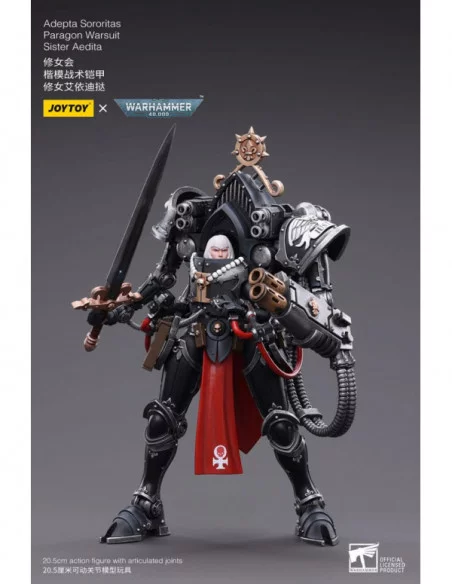 Warhammer 40k Figura 1/18 Adepta Sororitas Paragon Warsuit Sister Aedita 12 cm