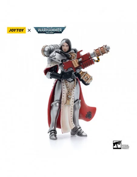 Warhammer 40k Figura 1/18 Adepta Sororitas Battle Sisters Order of the Argent Shroud Sister Vitas 11 cm