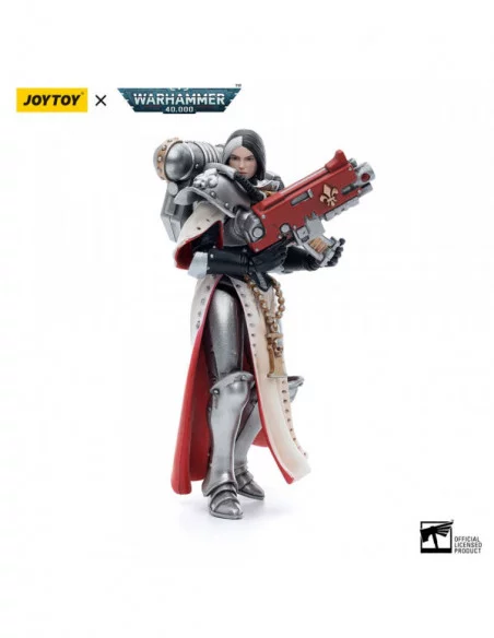 Warhammer 40k Figura 1/18 Adepta Sororitas Battle Sisters Order of the Argent Shroud Sister Vitas 11 cm