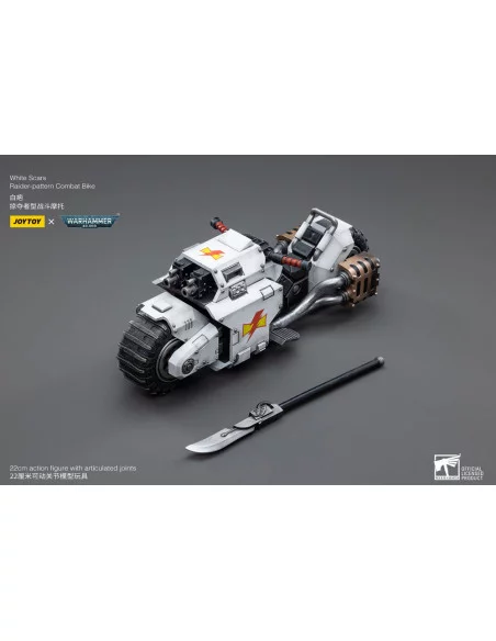 Warhammer 40k Vehículo 1/18 White Scars Raider-pattern Combat Bike 22 cm