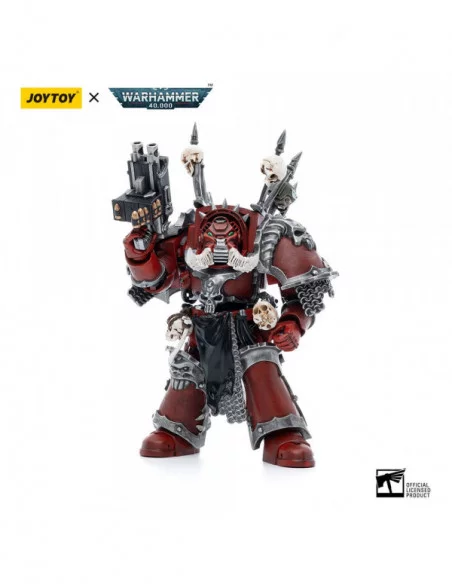 Warhammer 40k Figura 1/18 Chaos Space Marines Word Bearers Chaos Terminator Garchak Vash 12 cm