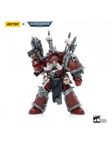 Warhammer 40k Figura 1/18 Chaos Space Marines Word Bearers Chaos Terminator Garchak Vash 12 cm