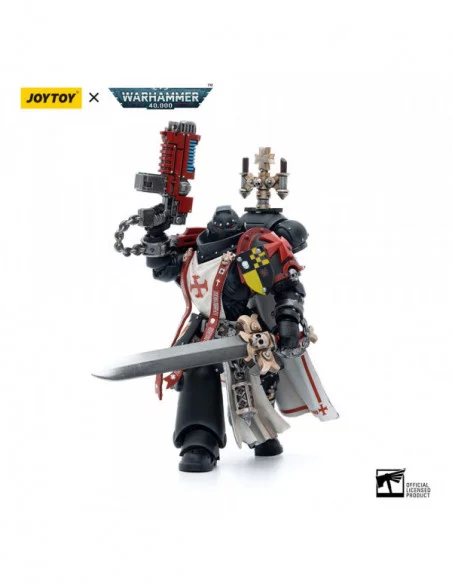 Warhammer 40k Figura 1/18 Black Templars Sword Brethren Brother Lombast 12 cm