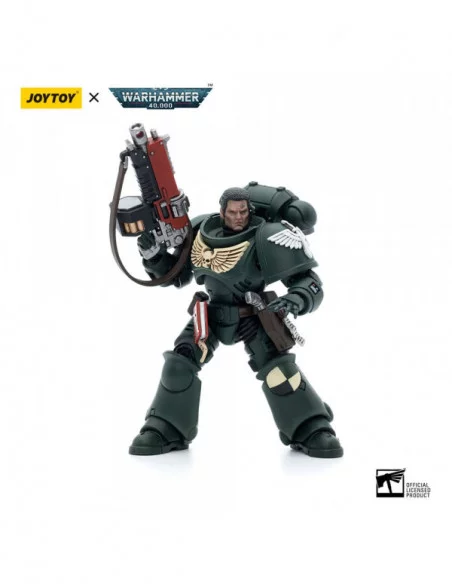 Warhammer 40k Figura 1/18 Dark Angels Intercessors Brother Asharr 12 cm