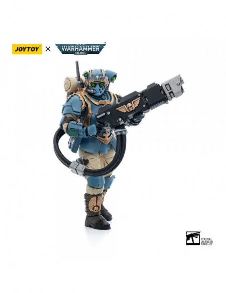 Warhammer 40k Figura 1/18 Astra Militarum Tempestus Scions Squad 55th Kappic Eagles Hot-shot Volley Gunner 12 cm