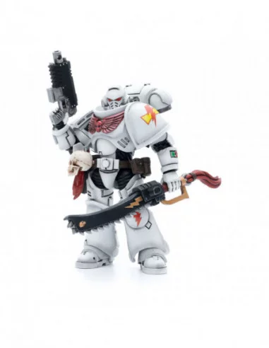 Warhammer 40k Figura 1/18 White Scars Assault Intercessor Brother Batjargal 12 cm