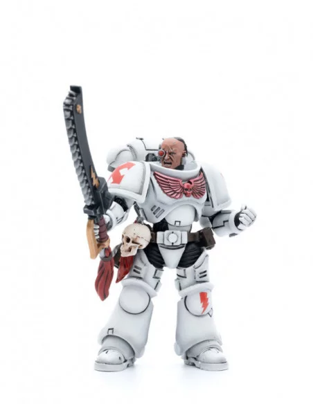 Warhammer 40k Figura 1/18 White Scars Assault Intercessor Brother Batjargal 12 cm