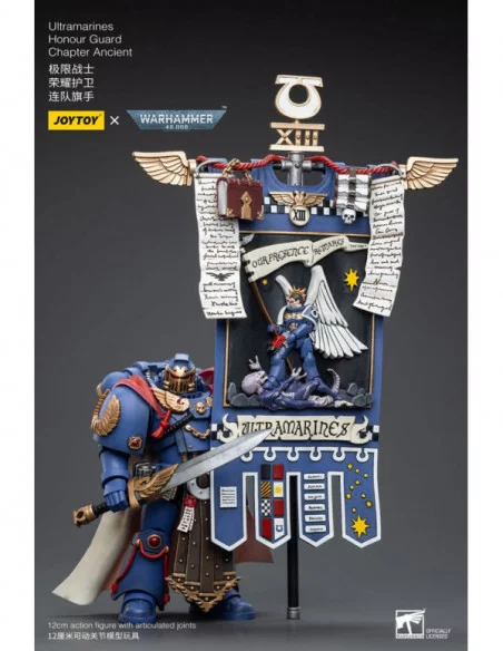 Warhammer 40k Figura 1/18 Ultramarines Honour Guard Chapter Ancient 12 cm