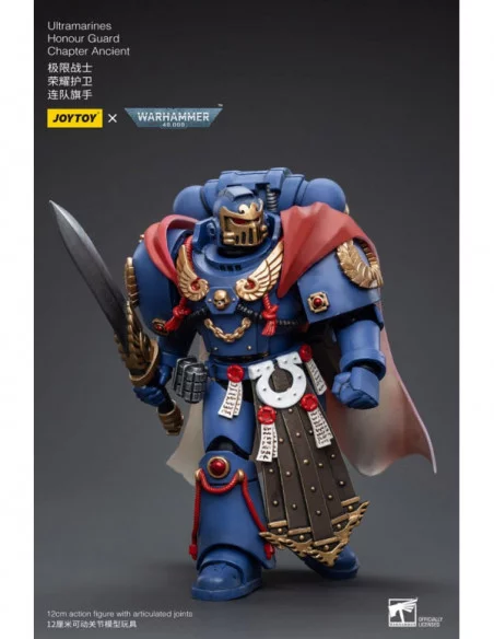 Warhammer 40k Figura 1/18 Ultramarines Honour Guard Chapter Ancient 12 cm