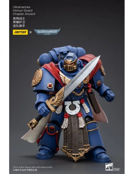 Warhammer 40k Figura 1/18 Ultramarines Honour Guard Chapter Ancient 12 cm