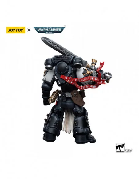 Warhammer 40k Figura 1/18 Black Templars Emperor's Champion Bayard's Revenge 12 cm