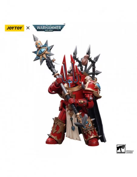 Warhammer 40k Figura 1/18 Chaos Space Marines Crimson Slaughter Sorcerer Lord in Terminator Armour 12 cm