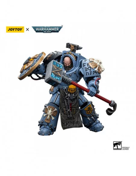 Warhammer 40k Figura 1/18 Space Wolves Arjac Rockfist 12 cm