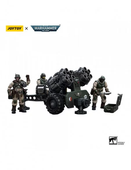 Warhammer 40k Figura 1/18 Astra Militarum Ordnance Team with Malleus Rocket Launcher 12 cm