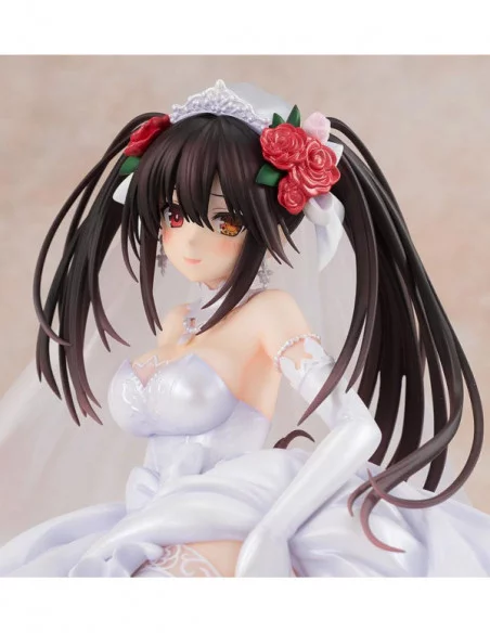 Date A Live Estatua PVC 1/7 Light Novel Edition Kurumi Tokisaki: Wedding Dress Ver. 13 cm