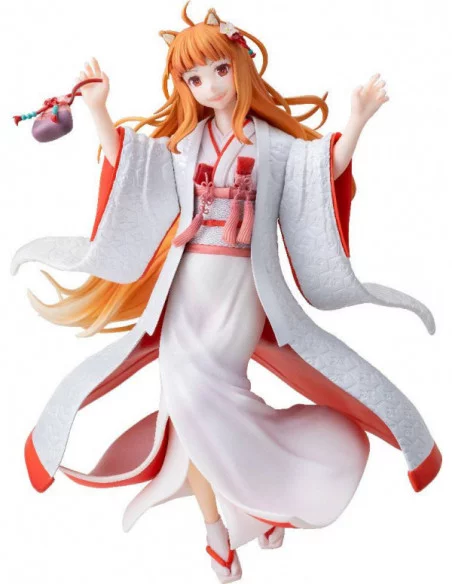 Spice and Wolf Estatua PVC 1/7 Wise Wolf Holo Wedding Kimono Ver. 26 cm