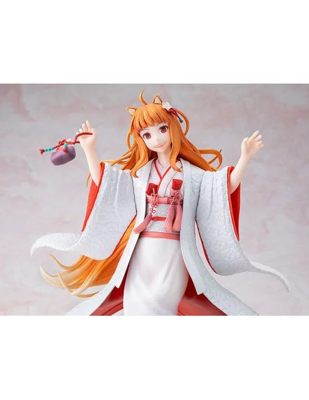 Spice and Wolf Estatua PVC 1/7 Wise Wolf Holo Wedding Kimono Ver. 26 cm