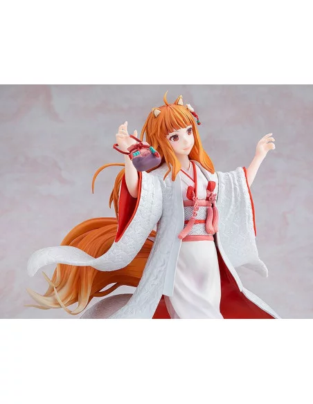 Spice and Wolf Estatua PVC 1/7 Wise Wolf Holo Wedding Kimono Ver. 26 cm