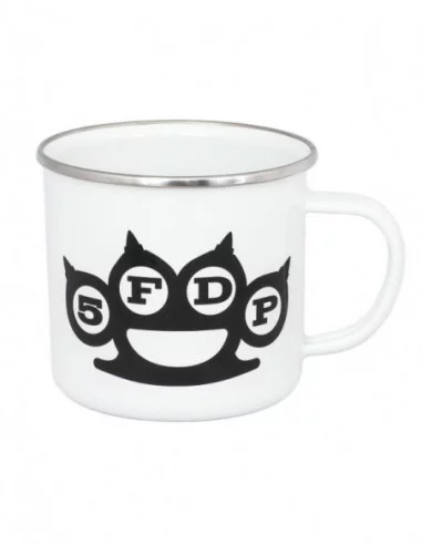 Five Finger Death Punch Taza White Logo