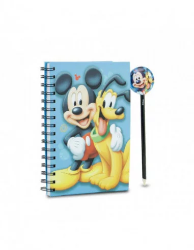 Disney Libreta con bolígrafo Mickey & Pluto