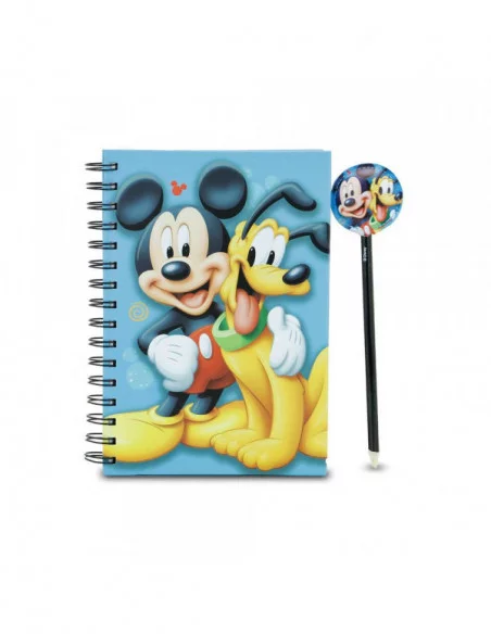 Disney Libreta con bolígrafo Mickey & Pluto