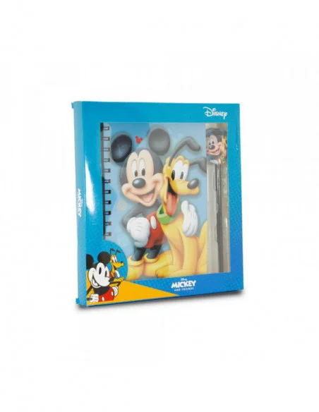 Disney Libreta con bolígrafo Mickey & Pluto