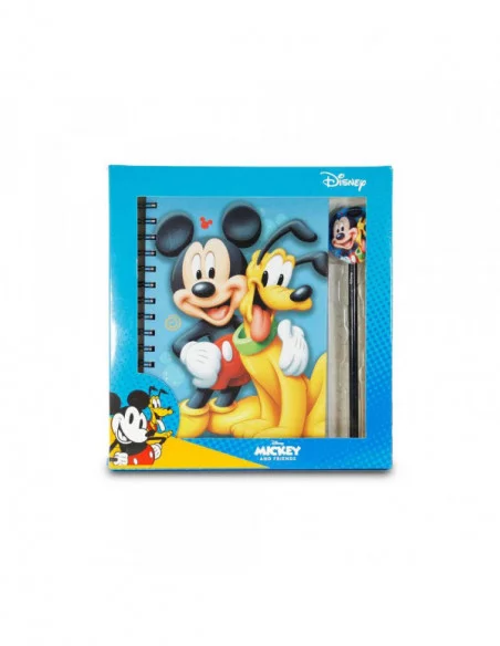 Disney Libreta con bolígrafo Mickey & Pluto