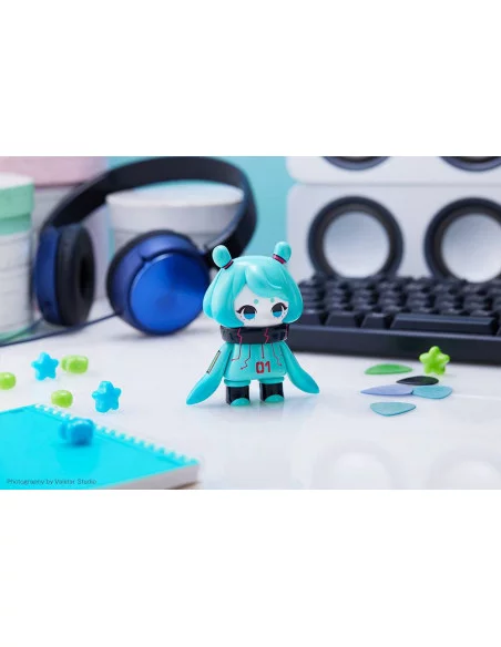 Hinomoto Heavy Industries Figura Ocean Exploration Robot Denshitako No. 3 Hatsune Miku Color Ver. 9 cm