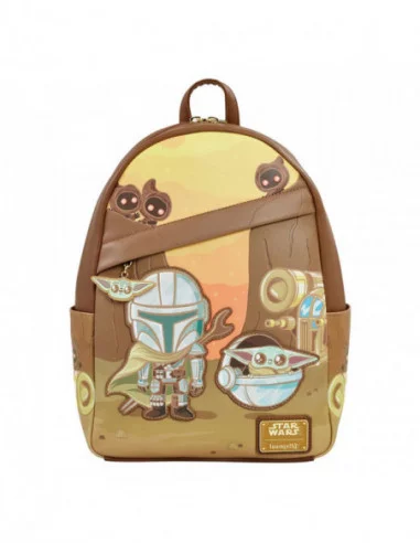 Star Wars: The Mandalorian by Loungefly Mochila Mini Mandalorian and Grogu