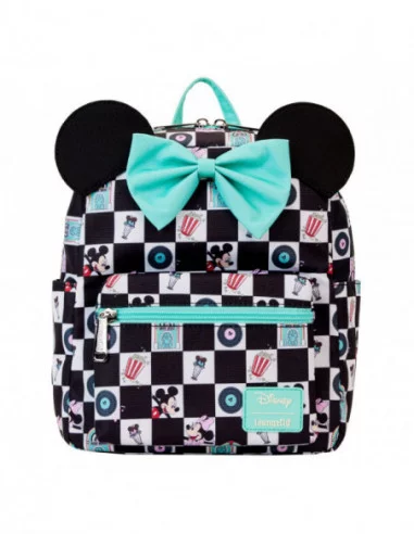 Disney by Loungefly Mochila Mini Mickey & Minnie Date Night AOP