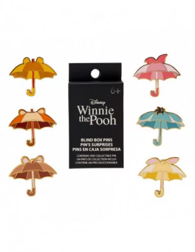 Disney by Loungefly Pin Chapas esmaltadas Winnie the Pooh & Friends Umbrella 3 cm Expositor (12)