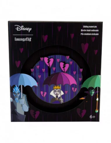 Disney by Loungefly Sliding Enamel Pin Chapa esmaltada Villains Curse your hearts Limited Edition 8