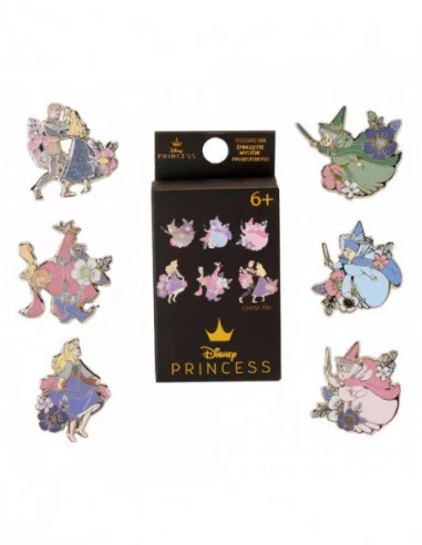 Disney Chapas esmaltadas Blind Box Sleeping Beauty 65th Anniversary Surtido (12)