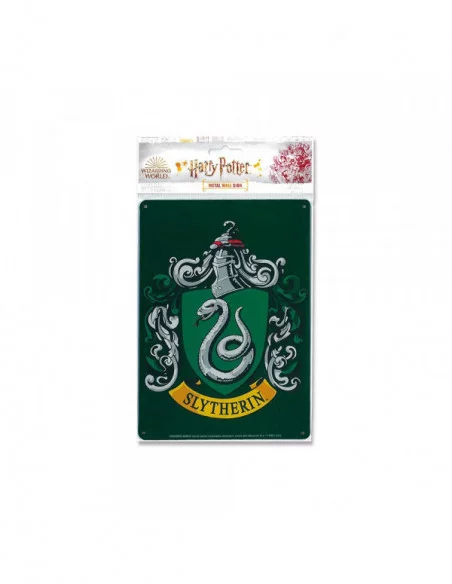 Harry Potter Placa de Chapa Slytherin 15 x 21 cm