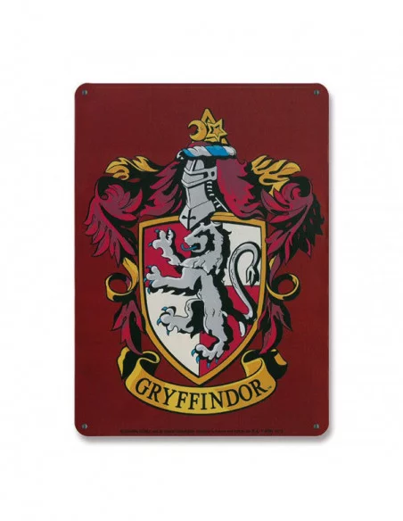 Harry Potter Placa de Chapa Gryffindor 15 x 21 cm