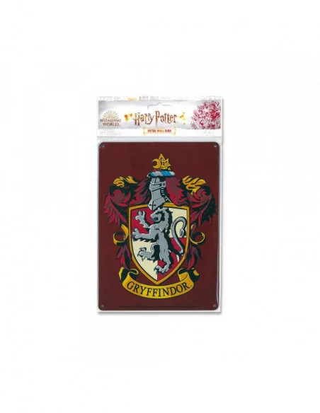 Harry Potter Placa de Chapa Gryffindor 15 x 21 cm