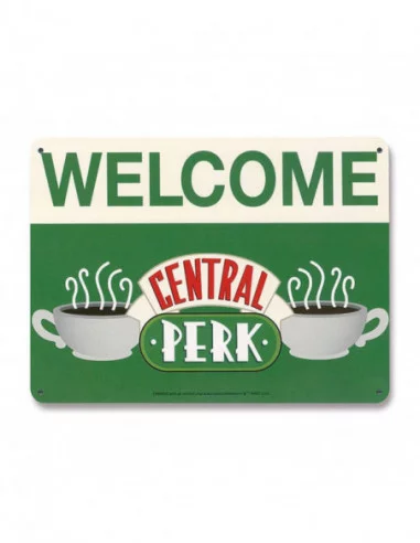 Friends Placa de Chapa Central Perk Welcome 15 x 21 cm