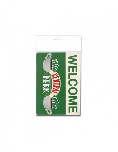 Friends Placa de Chapa Central Perk Welcome 15 x 21 cm