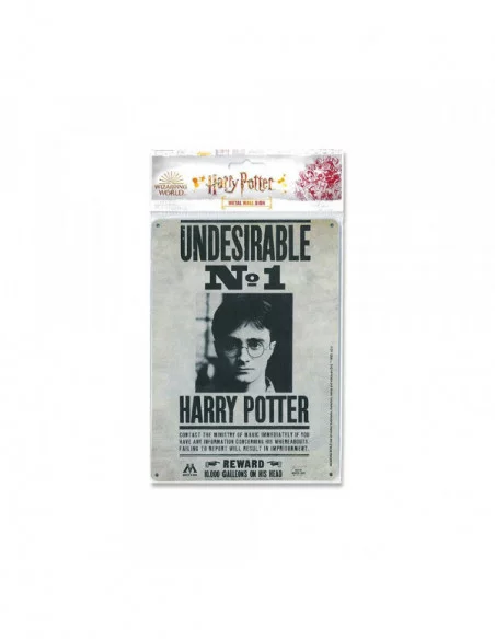 Harry Potter Placa de Chapa Undesirable No. 1 15 x 21 cm