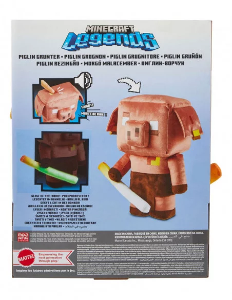 Minecraft Legends Peluche Electrónico Piglin 29 cm