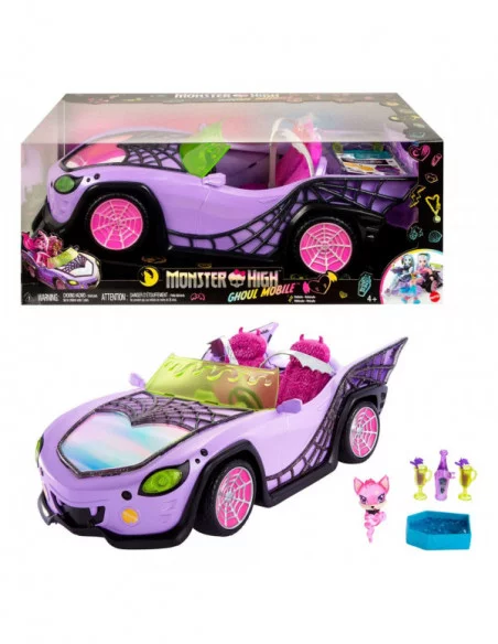 Monster High Coche de juguete Ghoul Mobile