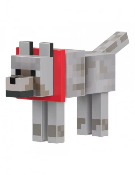 Minecraft Figura Diamond Level Wolf 14 cm