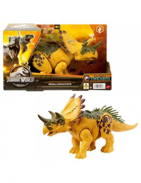 Jurassic World Dino Trackers Figura Wild Roar Regaliceratops