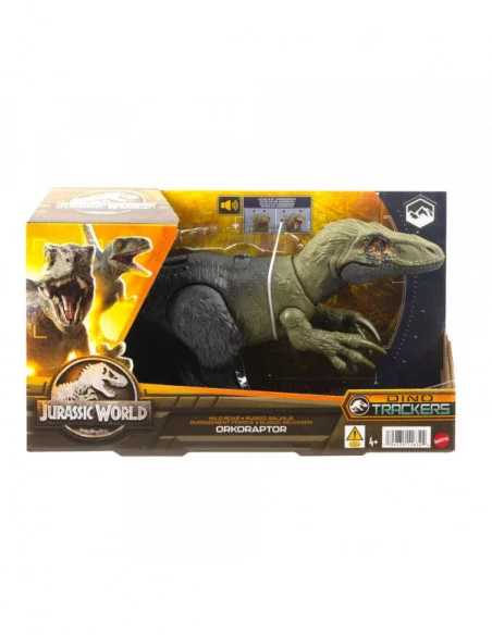 Jurassic World Dino Trackers Figura Wild Roar Orkoraptor