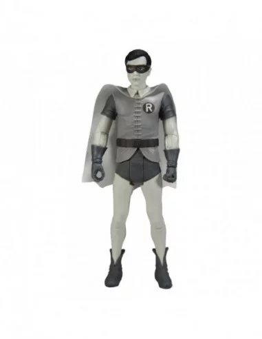 DC Retro Figura Batman 66 Robin (Black & White TV Variant) 15 cm