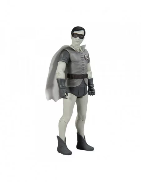 DC Retro Figura Batman 66 Robin (Black & White TV Variant) 15 cm