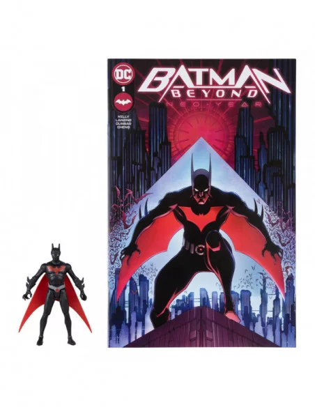 DC Direct Page Punchers Figura & Cómic Batman Beyond 8 cm