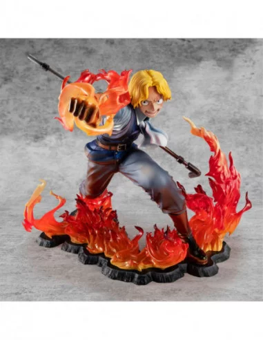 One Piece Estatua PVC Excellent Model P.O.P. Sabo Fire Fist Inheritance Limited Edition 15 cm