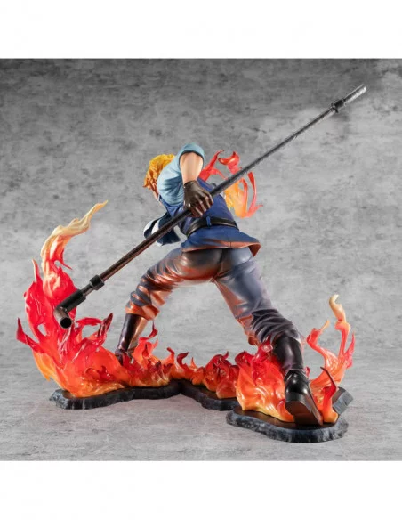 One Piece Estatua PVC Excellent Model P.O.P. Sabo Fire Fist Inheritance Limited Edition 15 cm